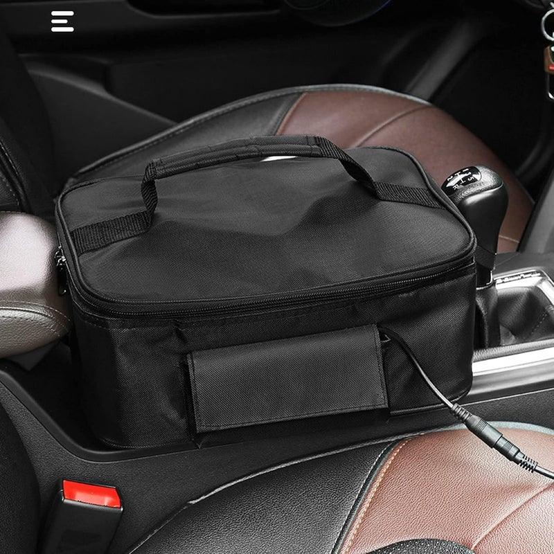 Fdit فرن ميكروويف محمول للسيارة 12 فولت يسخن في دقائق، تحكم في درجة الحرارة، مناسب للشاحنات، المسافرين، العمال - Image 4